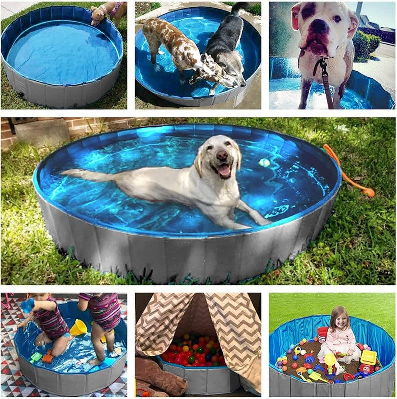 Foldable Dog Pet Bath Pool Collapsible Dog Pet Pool Bathing Tub Kiddie Pool Dogg6