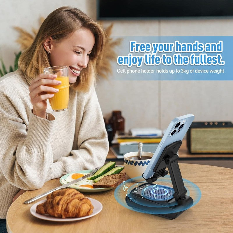 Cell Phone Stand Bluetooth Speaker, Birthday & Christmas Gift, Stocking Stuffer7