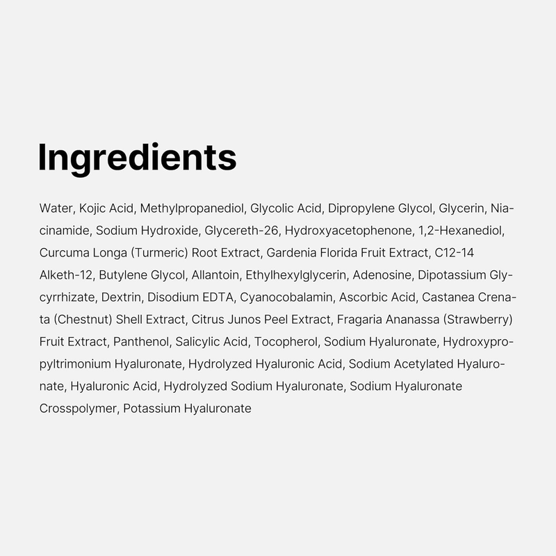 Kojic Acid Turmeric Toner Pads 70ct Niacinamide Glycolic Korean Skincare5