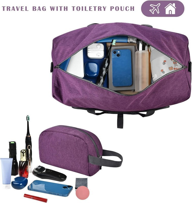 Duffle Bag Shoes Compartment Foldable Travel Waterproof Adjustable Strap Men1