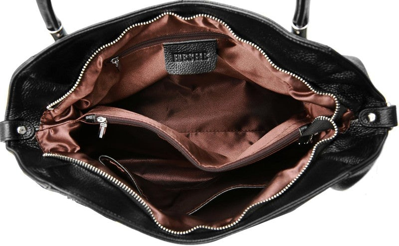 Women Leather Shoulder Tote Handbag Top Handle Satchel Hobo Crossbody Bag6