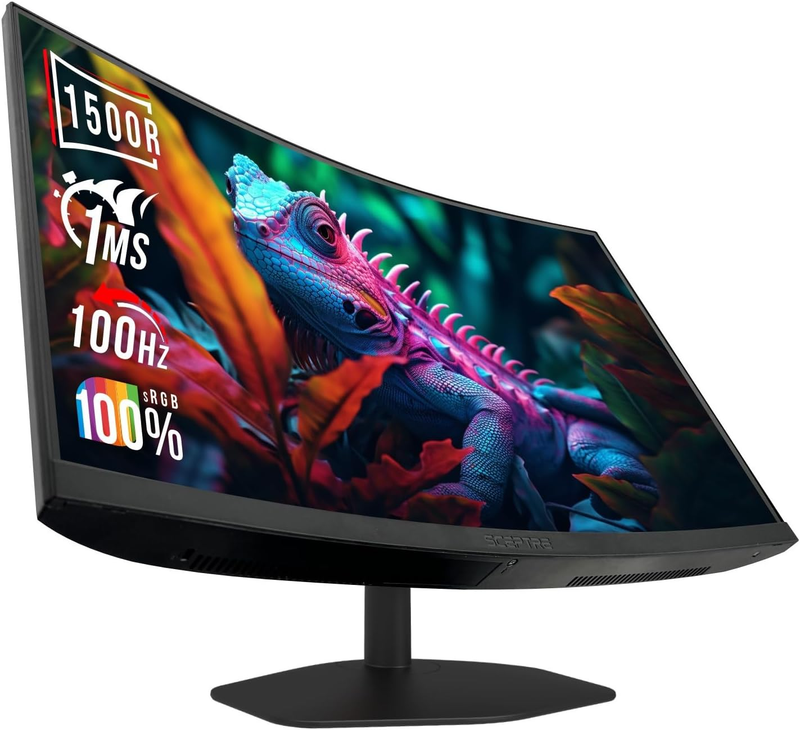 Curved 24" Gaming Monitor 1500R, 100Hz, Eye Care, Built-In Speakers, Black9