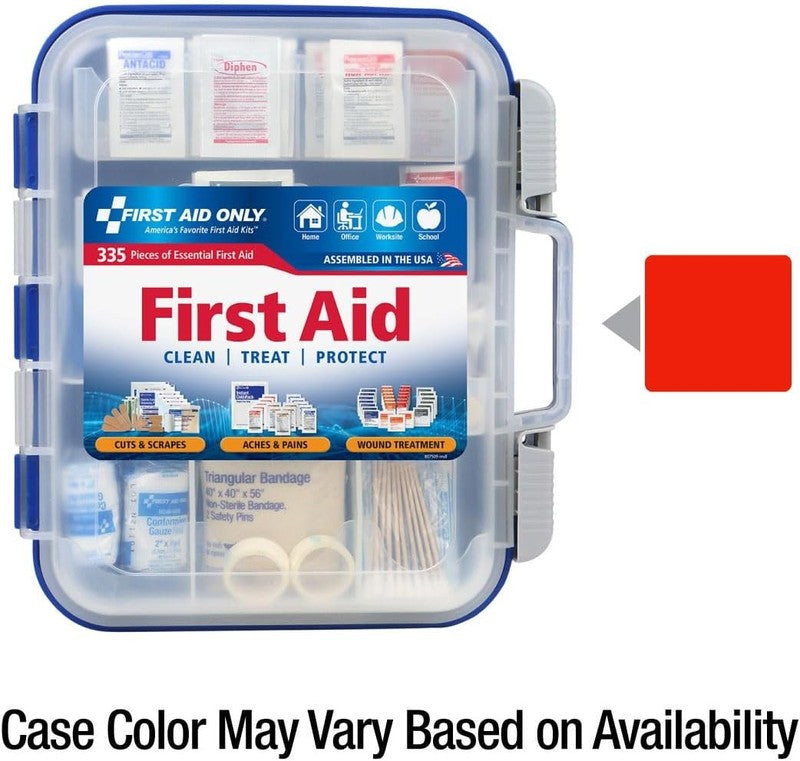91247 Osha Compliant First Aid Kit, All Purpose 100 Person Emergency First Aid K1