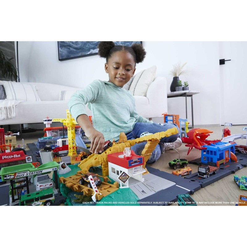 City Downtown Car Park Playset, Gift for Kids Ages 4 to 81