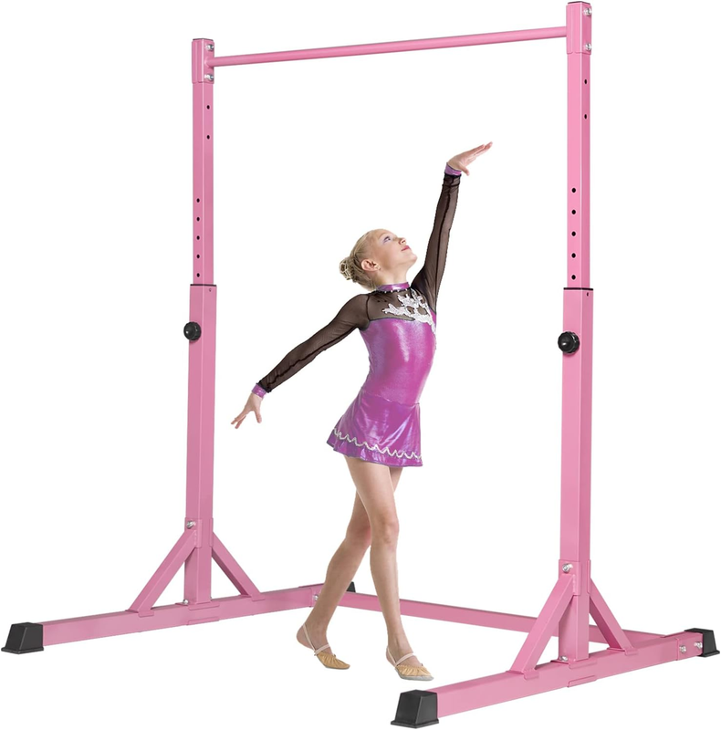 Kids Adjustable Gymnastics Bar Folding Horizontal Training Bar Home Use9