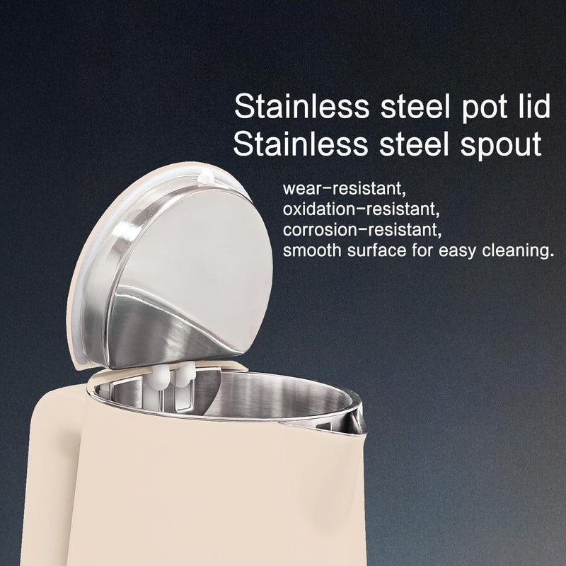 Electric Kettle 1.5L Stainless Steel Double Wall 5 Temp LED Keep Warm White4