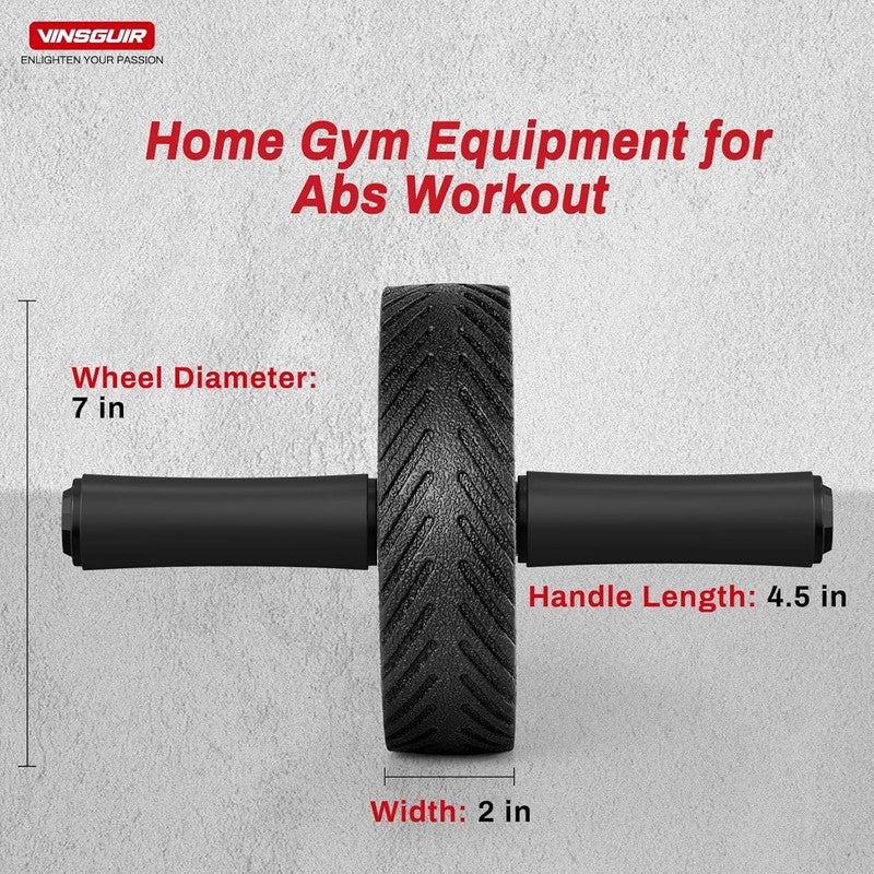 Ab Roller Wheel   Core & Ab Workout Equipment for Home Gym (Black)4