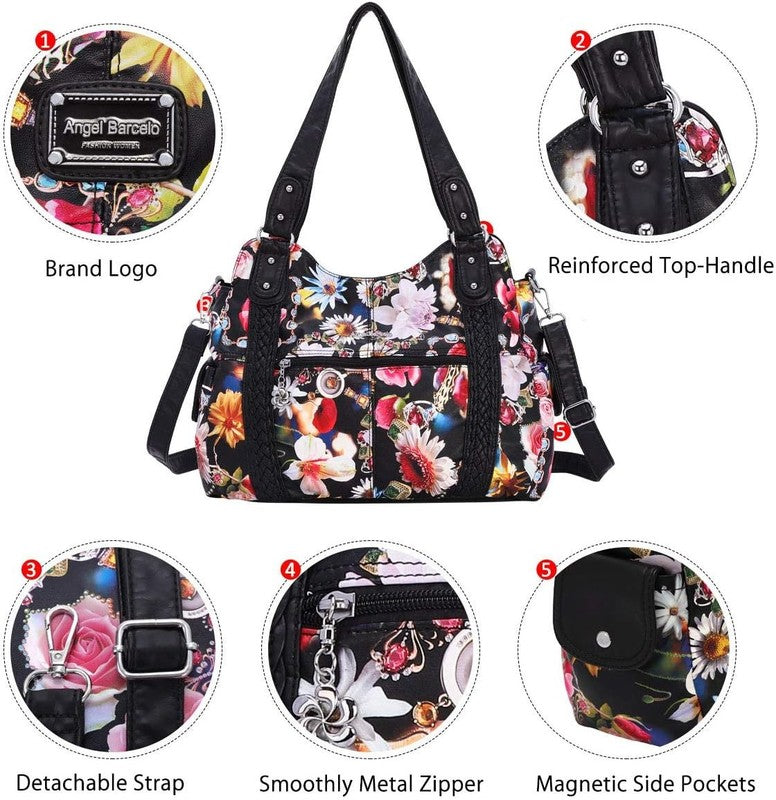 Purses for Women Soft PU Leather Shoulder Bag Crossbody Purse and Handbags4