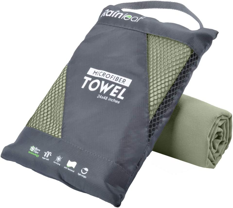 Microfiber Travel Towel Quick Dry Gym Camping Beach Pool Ultra Compact9