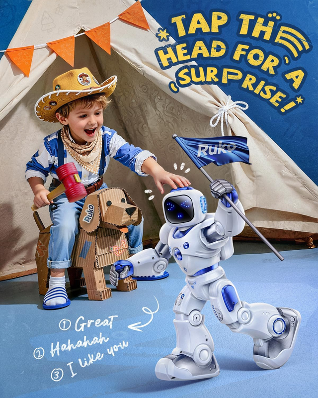 Programmable Smart Robot for Kids RC Interactive Voice & App Control Toy7