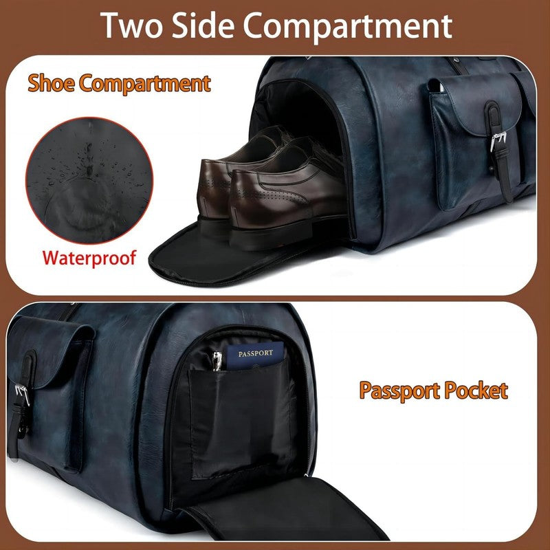 2in1 Garment Duffle Bag 3Pc Set Hanging Suit Travel Carry On4