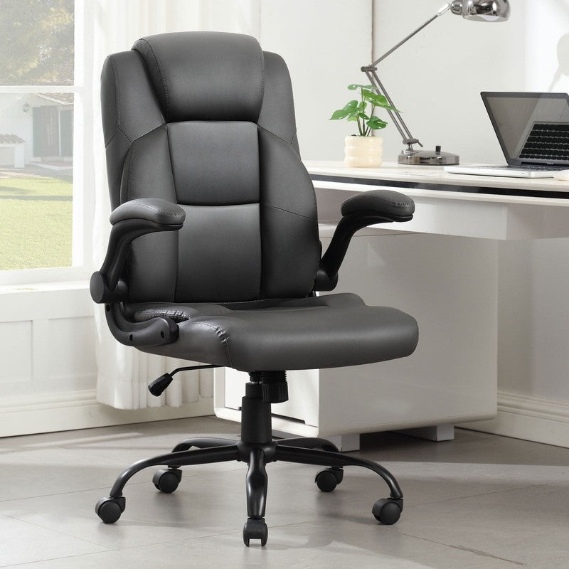 Leather Office Chair, Big and Tall Office Chair 400LBS Wide Seat Ergonomic Compu10