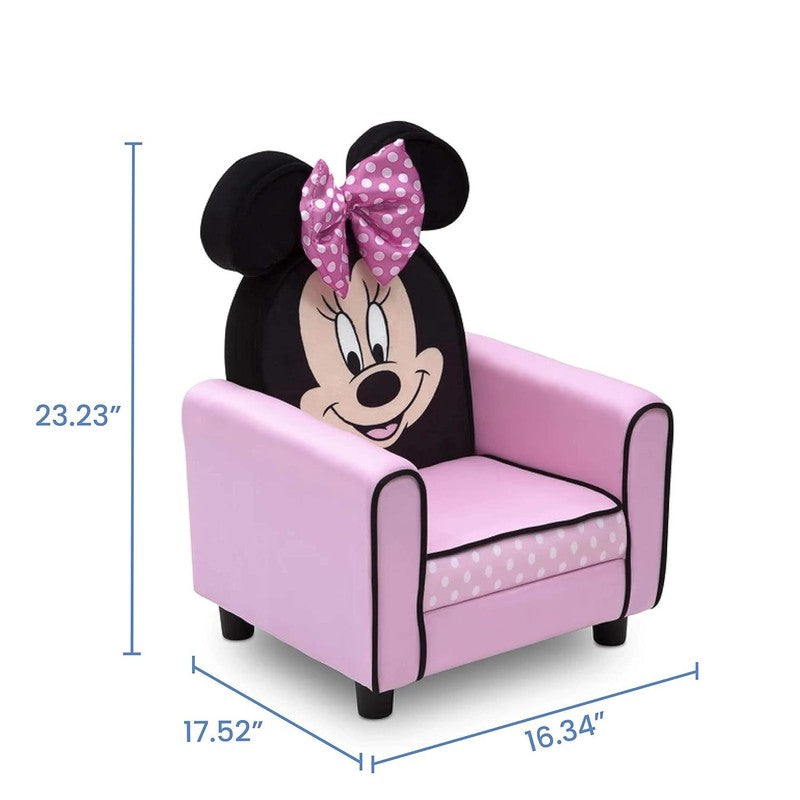 Figural Upholstered Kids Chair Minnie Mouse2