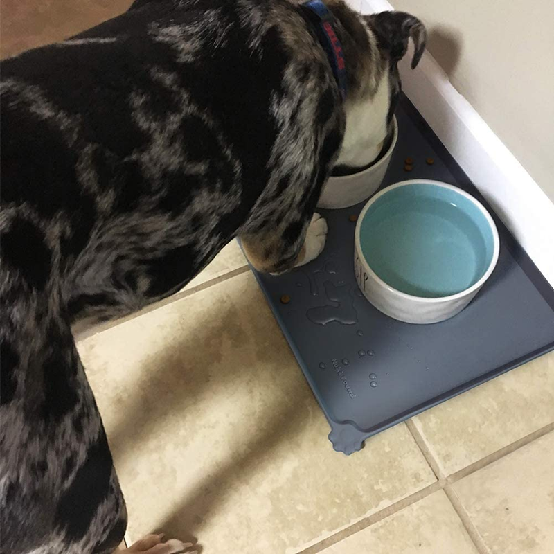 Waterproof Pet Feeding Mat Raised Edge Dog Cat Food Water Bowl Mat4