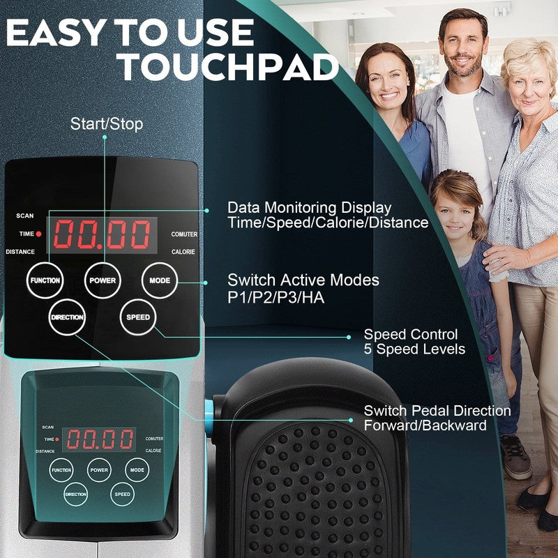 Under Desk Elliptical Machine with Remote Control - Quiet Exercise for Seniors5