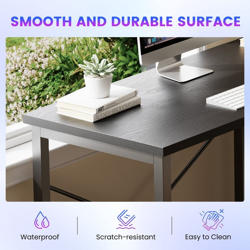 50 Inch L Shaped Desk,Computer Desk Corner Desks Gaming Desk PC Table with CPU S4