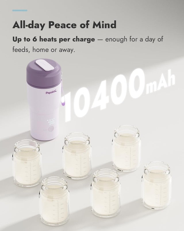 Portable Baby Bottle Warmer 85W Fast Heat Sterilizer Travel Car5