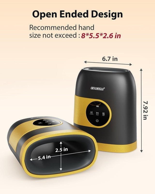 Upgraded Hand Massager w/ Heat Compression Cordless Arthritis Carpal Tunnel5
