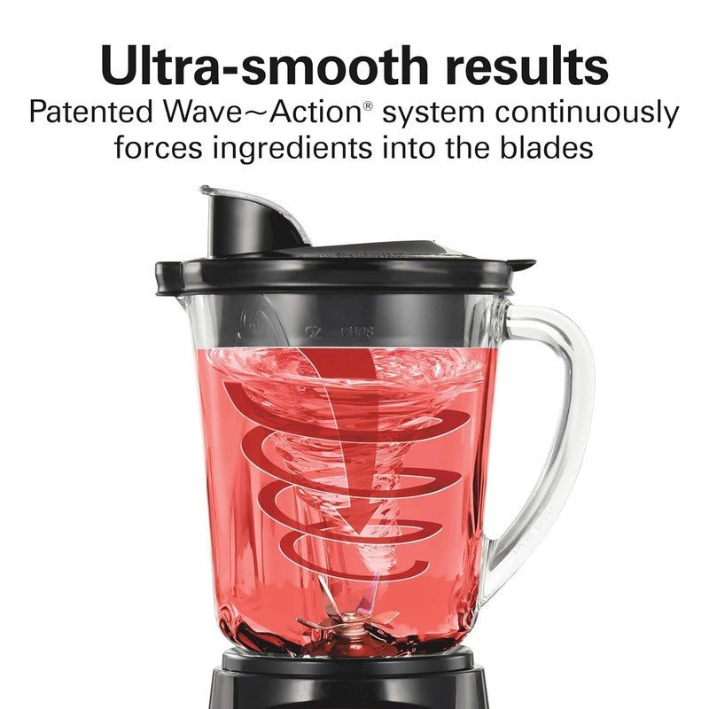 Power Elite Wave Action Blender 700W 40oz Glass Jar 12 Functions Crush Ice Smoot2