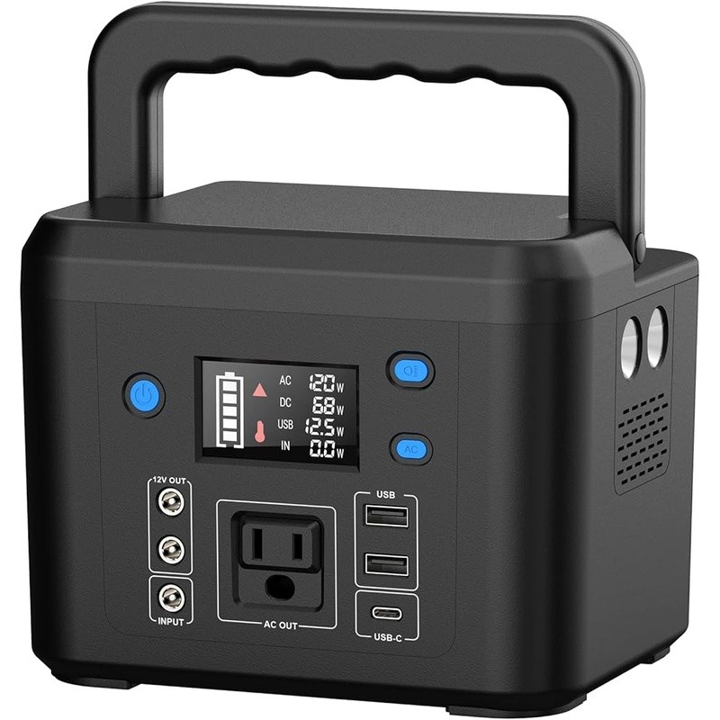 120Wh Portable Power Station 200W Solar Generator Emergency Charger Camping Use1