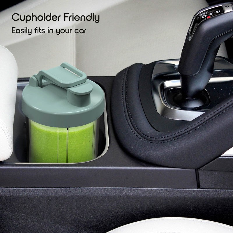 300W Mini Smoothie Blender 18oz Countertop for Smoothies Sauces Cocktails2