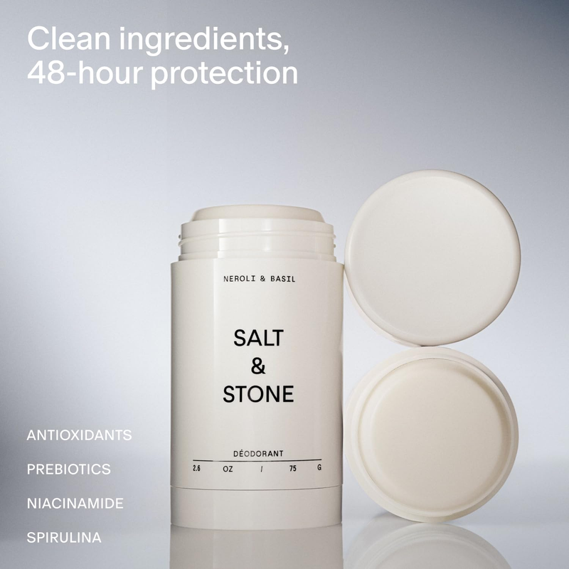 Aluminum Free Deodorant 48H Extra Strength Women Men Neroli Basil1