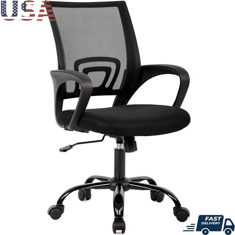 Ergonomic Mesh Office Chair Adjustable Lumbar Support Gaming Desk Chair New10