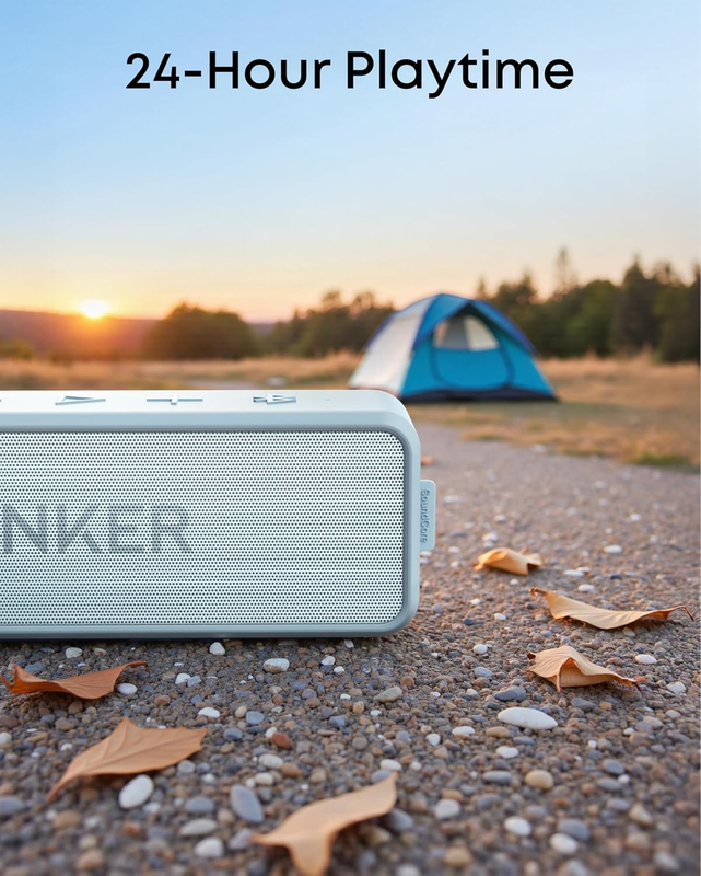 Anker Soundcore 2 Portable Bluetooth Speaker IPX7 Waterproof 24H Playtime4