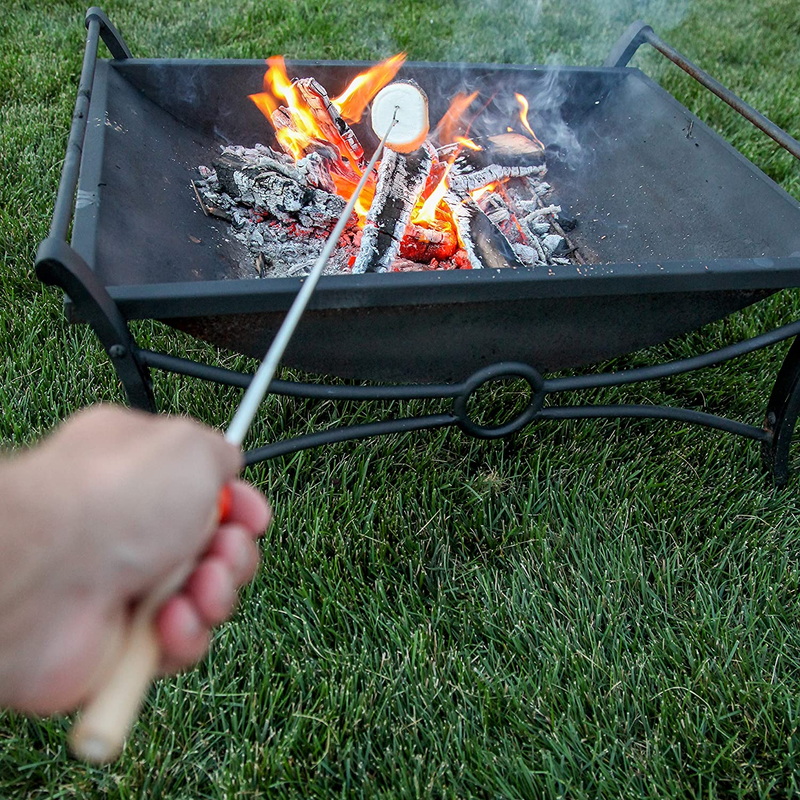 Camping Smores Kit 32” 8 Pack Marshmallow Roasting Skewers Fire Pit8