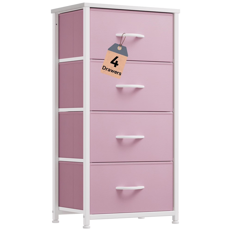 Dresser for Bedroom with 4 Drawers, Storage Drawer Organizer, Wide Chest of Draw10
