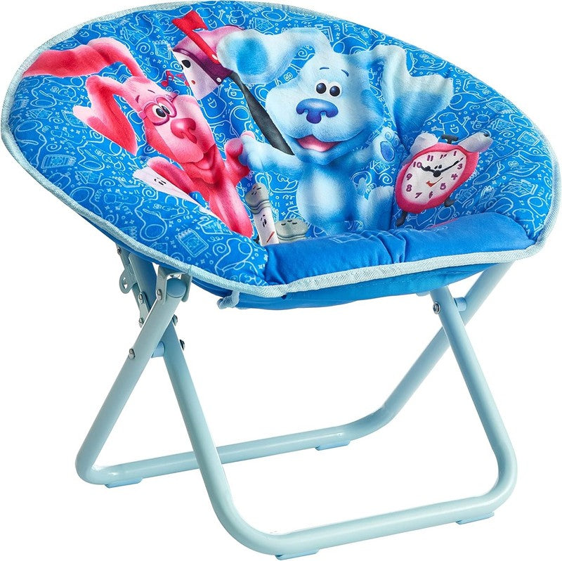 Blues Clues 19" Folding Saucer Chair w/ Cushion Toddler Kids 3+3