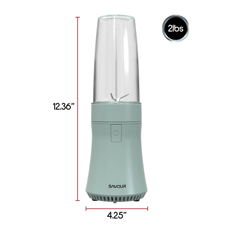 300W Mini Smoothie Blender 18oz Countertop for Smoothies Sauces Cocktails8