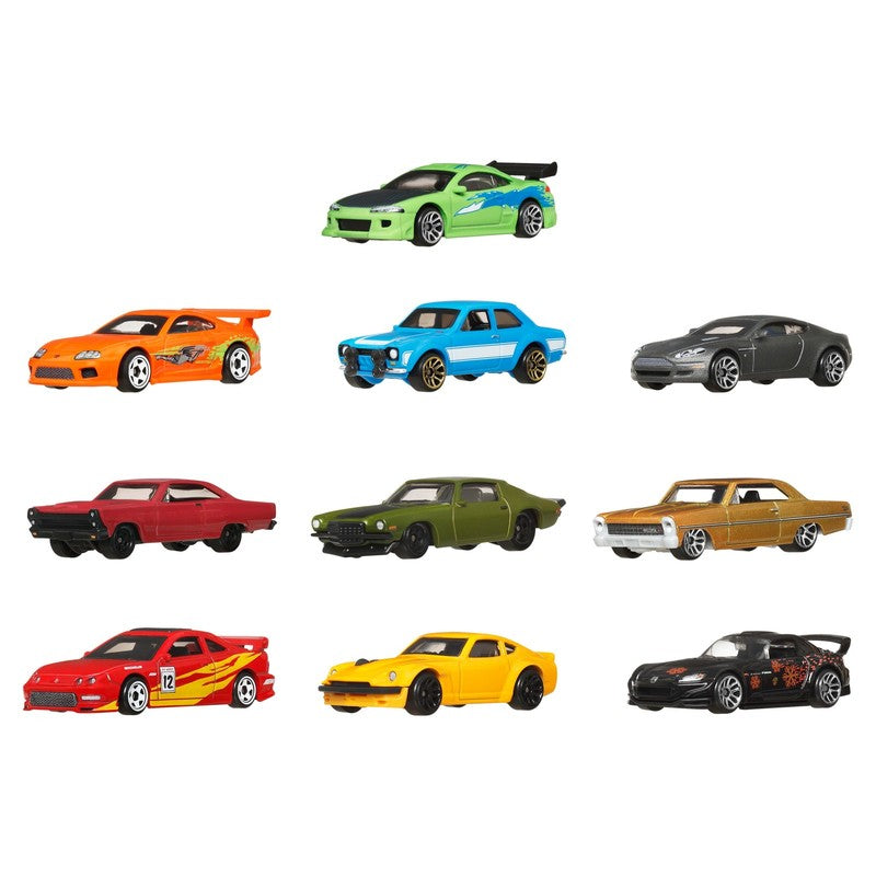 Fast & Furious-Themed 10-Pack, Set of 10 1:64 Toy Cars (Styles May Vary)5