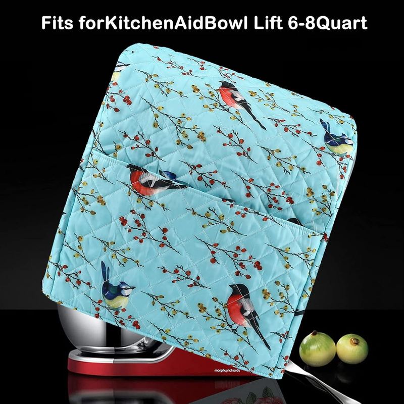 KitchenAid Stand Mixer Cover 5 8 Qt Dust Cover w/ Storage Pockets5