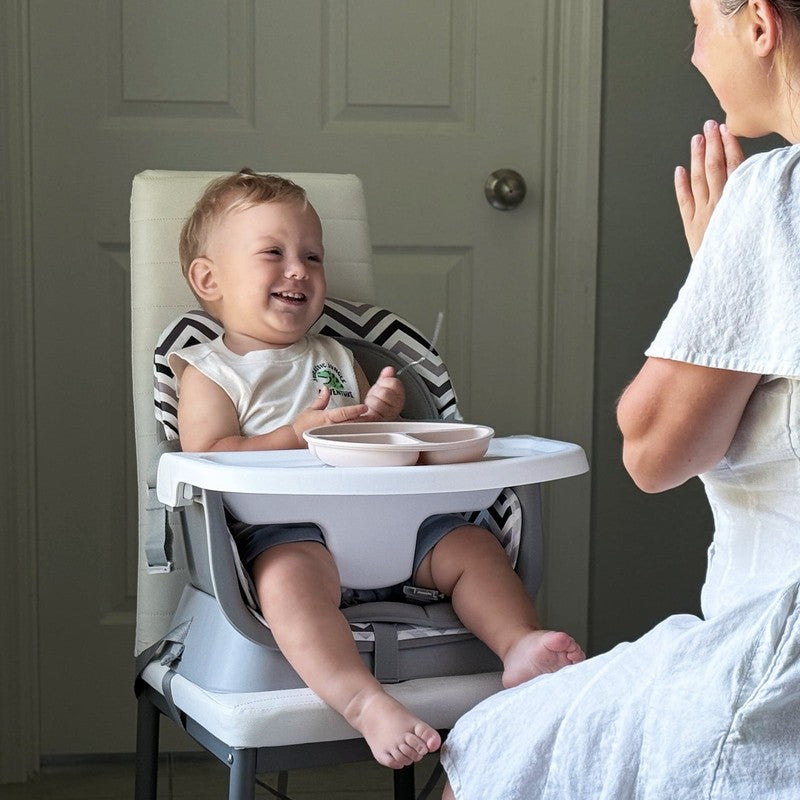 8 in 1 Baby High Chair, Toddler Dining Booster Seat for Eating, Chevron4