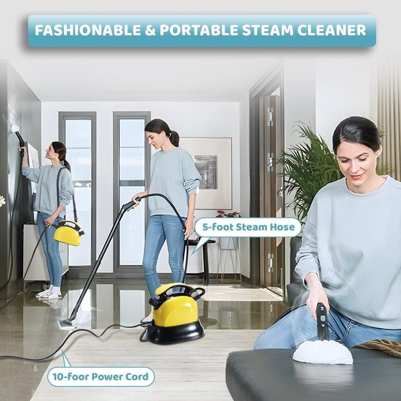 1500W Steam Mop Multi-Purpose Handheld Steam Cleaner with Accessories for Home3