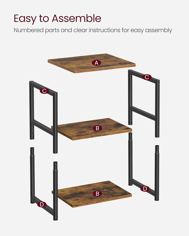 Side Table, Small End Table, Tall Nightstand for Living Room6