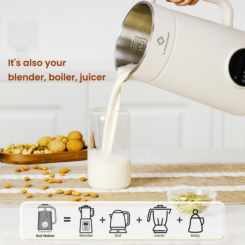 40Oz Nut Milk Maker Machine, Soy, Oat, Almond, Plant Based Milks and Hot Soup Ma5