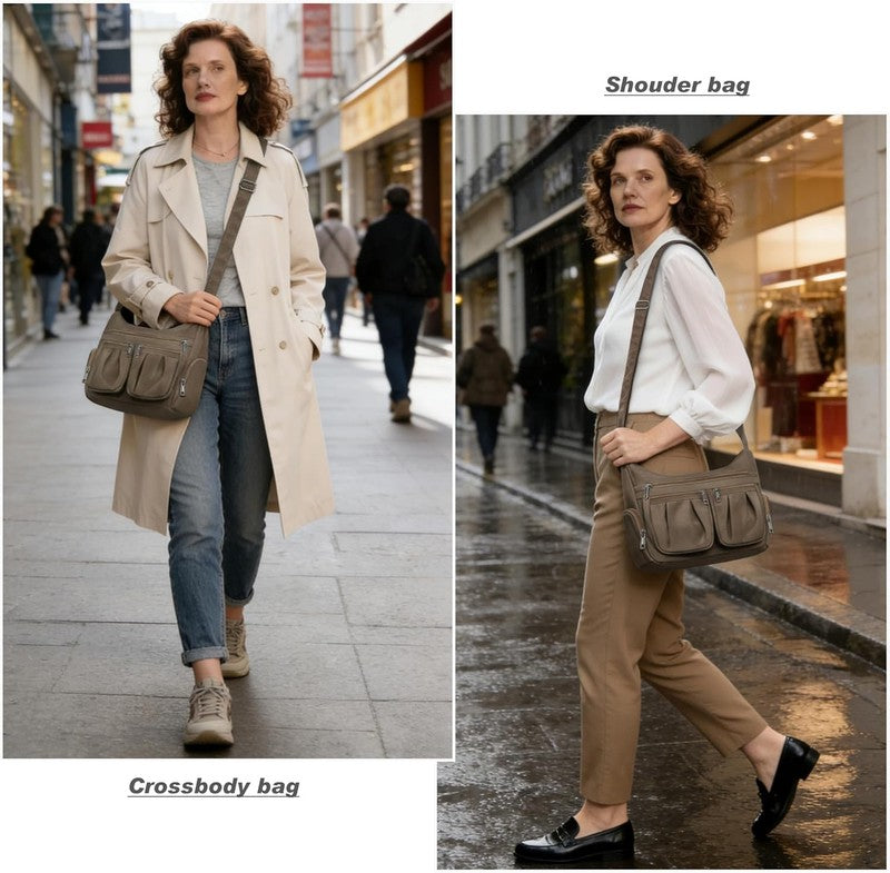 Women Crossbody Bag Waterproof Nylon Lightweight Shoulder Travel Handbag Purse1
