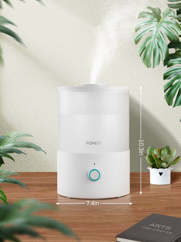 3.2L Cool Mist Humidifier w/ Oil Diffuser 7 Color Light Auto Shut Off White7