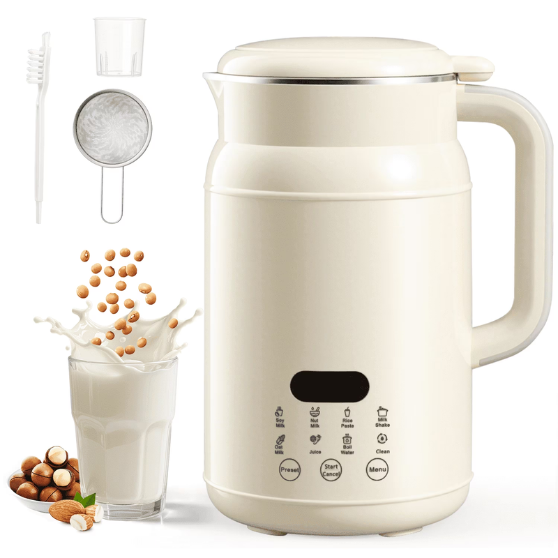 8 in 1 Nut Milk Maker 32oz, Soy, Almond, Oat, Coconut, Plant Based, Cream7
