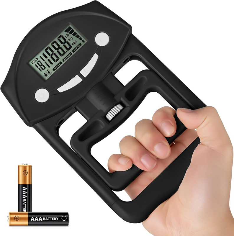 Digital Hand Grip Strength Tester, 220Lbs, Grip Meter for Home & Sports Use9