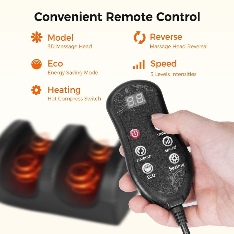 Shiatsu Foot Massager, Foot Spa with Heat for Comfort and Relief, Gift, Black1