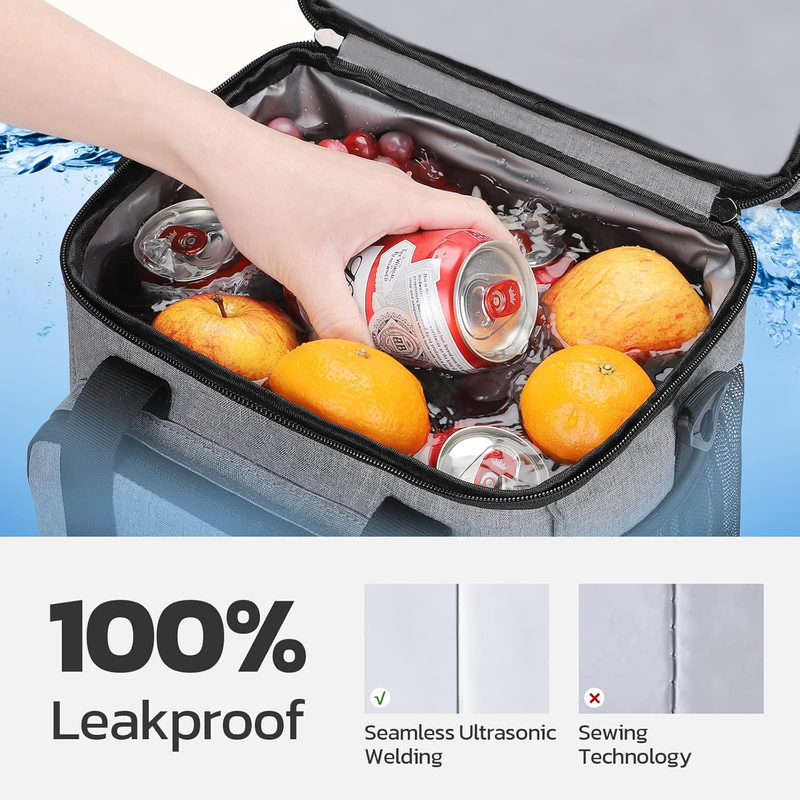 Insulated Lunch Bag Men Women Leakproof Cooler Lunch Box Tote Bag Portable2