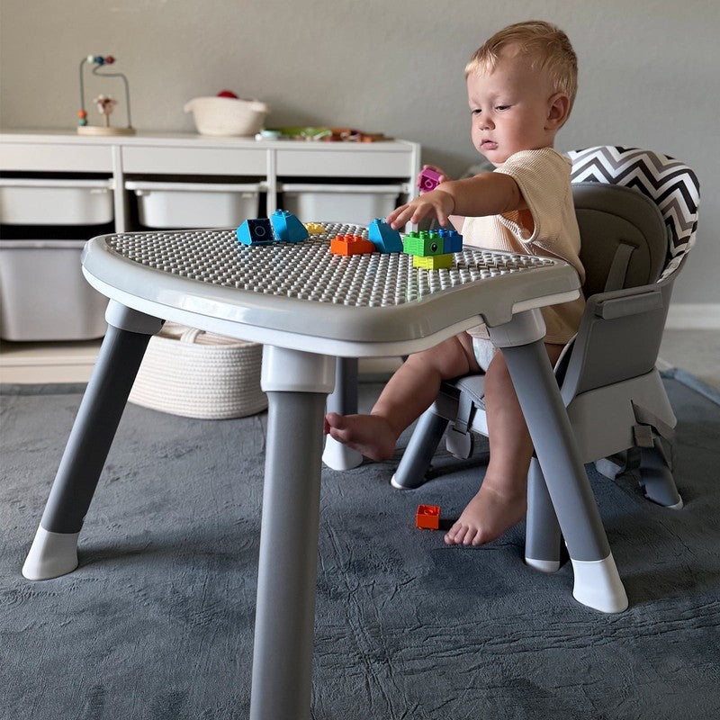 8 in 1 Baby High Chair, Toddler Dining Booster Seat for Eating, Chevron8