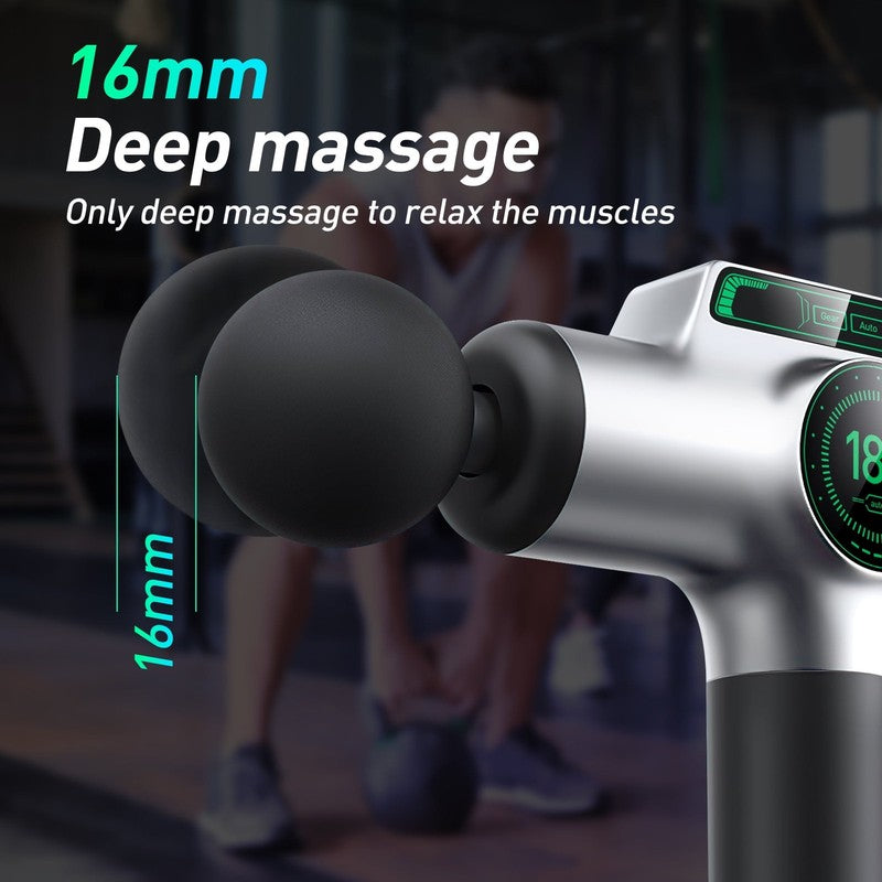 99 Speed Massage Gun Deep Tissue Percussive Muscle Massager 10 Attachments Neck 6