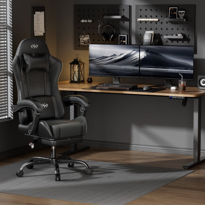Gaming Chair with Pocket Spring Cushion, Gamer Chair with Lumbar Massage, Gaming1