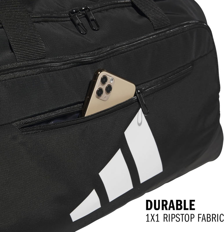 Adidas Defender 5 Duffel Bag for Sports, Gym and Travel, Black, OSFA2