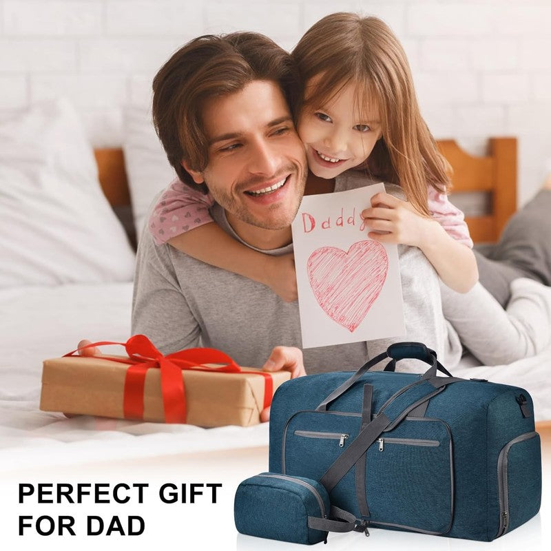 Duffle Bag Shoes Compartment Foldable Travel Waterproof Adjustable Strap Men5