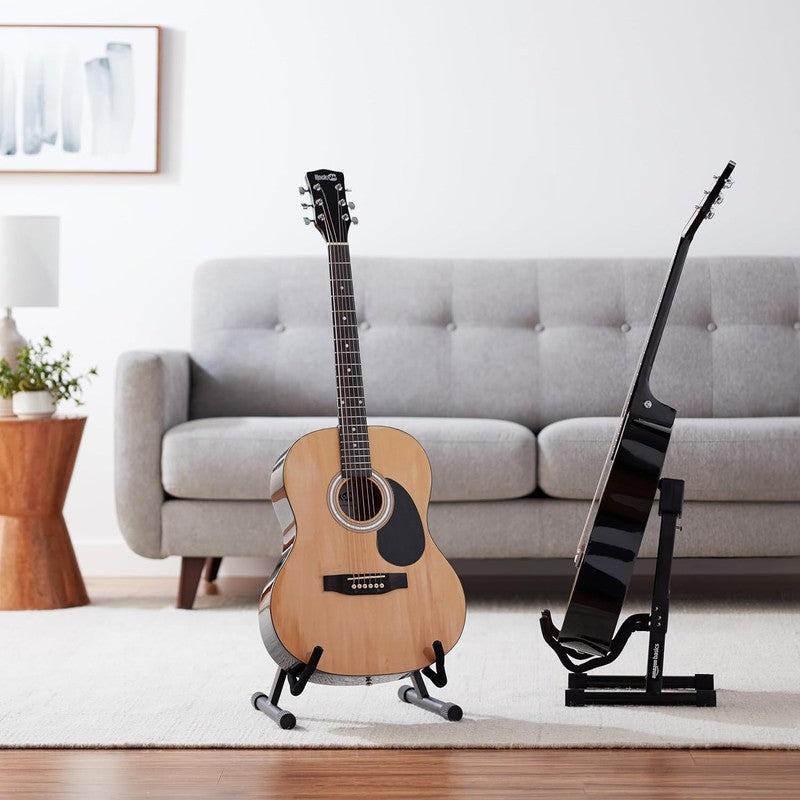 Adjustable Folding Guitar Stand, A-Shape, Fully Assembled - for School Music Pro6